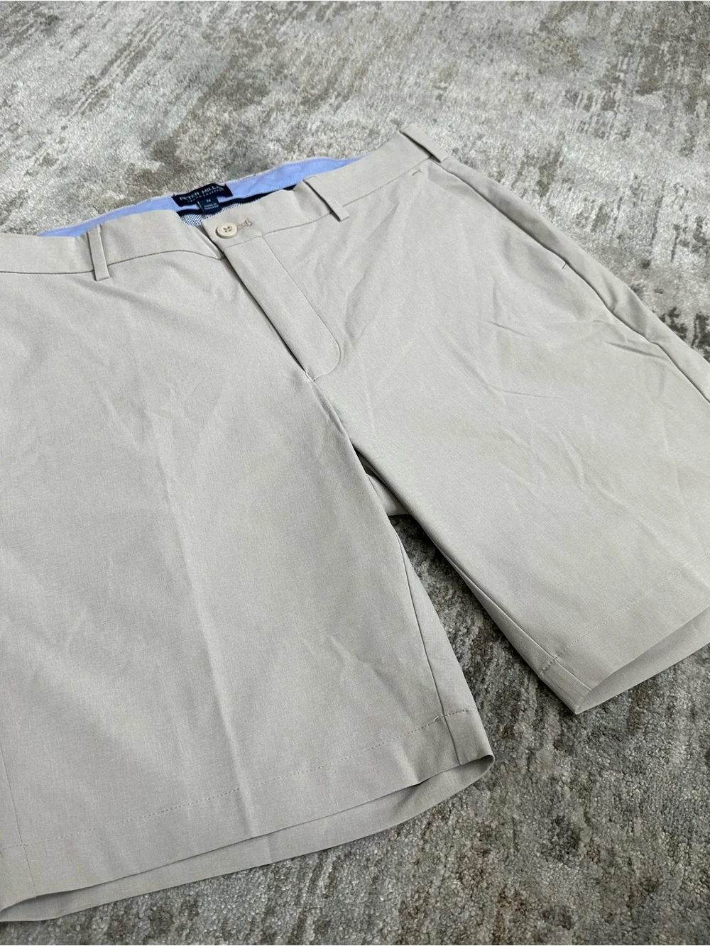 Peter Millar Stone Flat-Front Performance Shorts